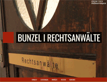 Tablet Screenshot of bunzel-kollegen.de